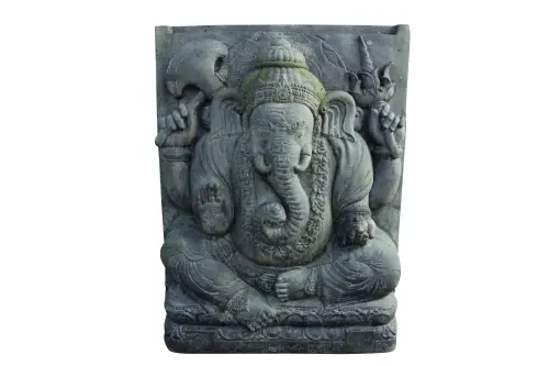 Product image of the product “Ganesha relief as water feature, ca. 130 cm H, cast stone ”